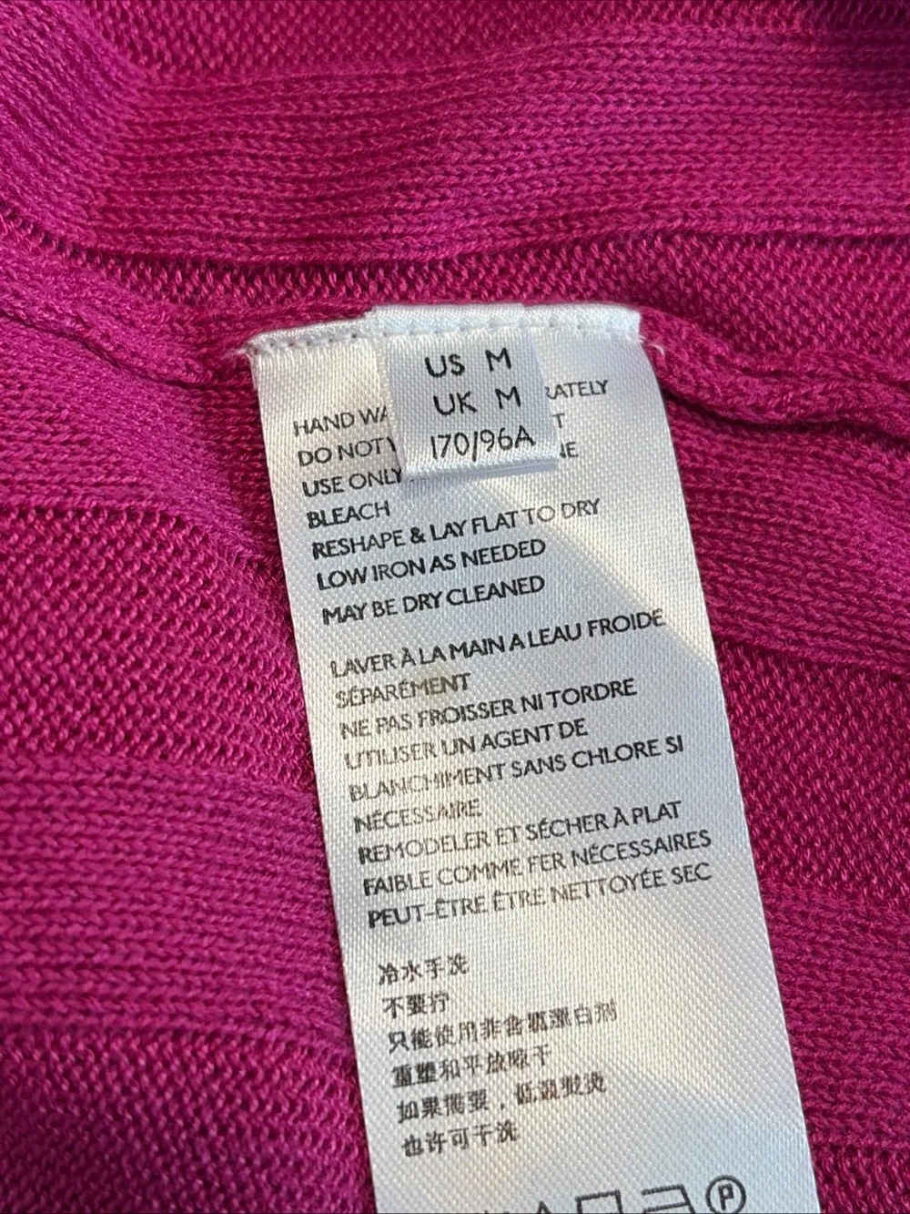 Intimately Free People Medium Magenta Ribbed Racerback Tank Cropped Knit Top - Picture 9 of 9